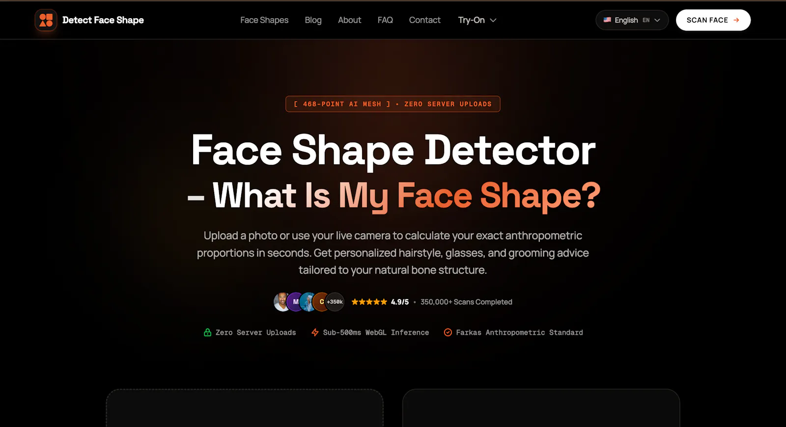 Detect Face Shape AI screenshot 1