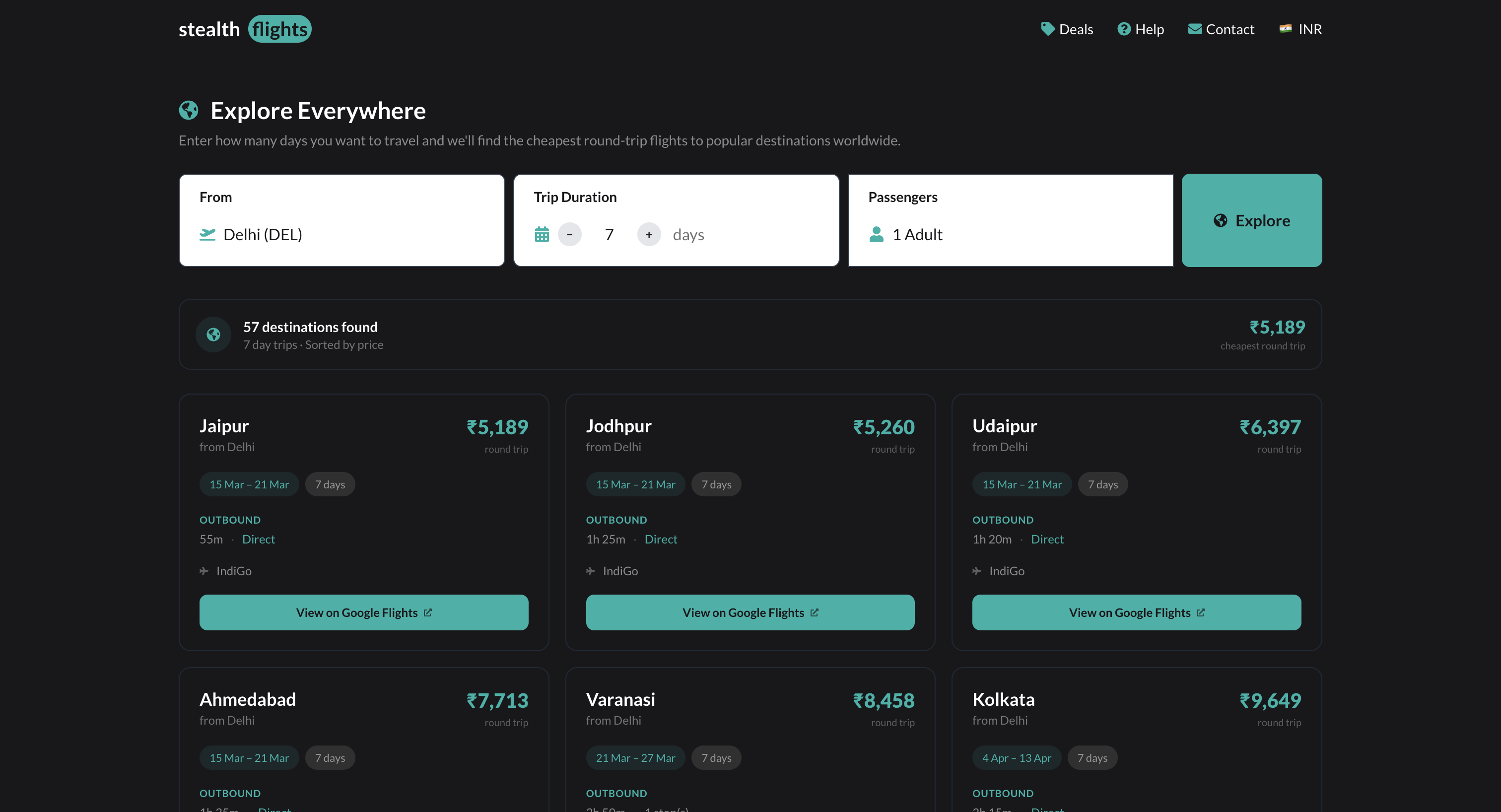 StealthFlights gallery image