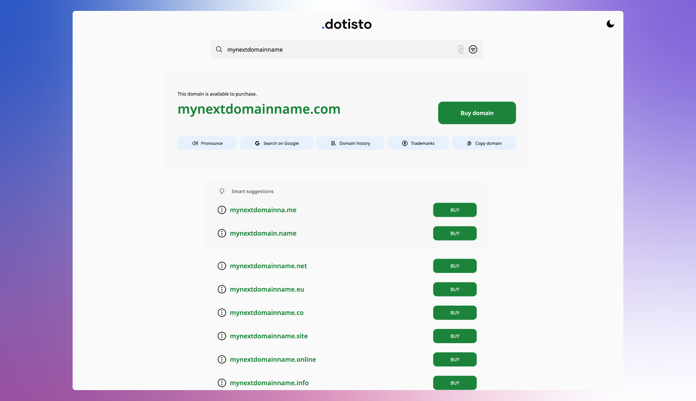 Media .dotisto - Carian Domain Cepat Blazing dengan 1200 TLD 2