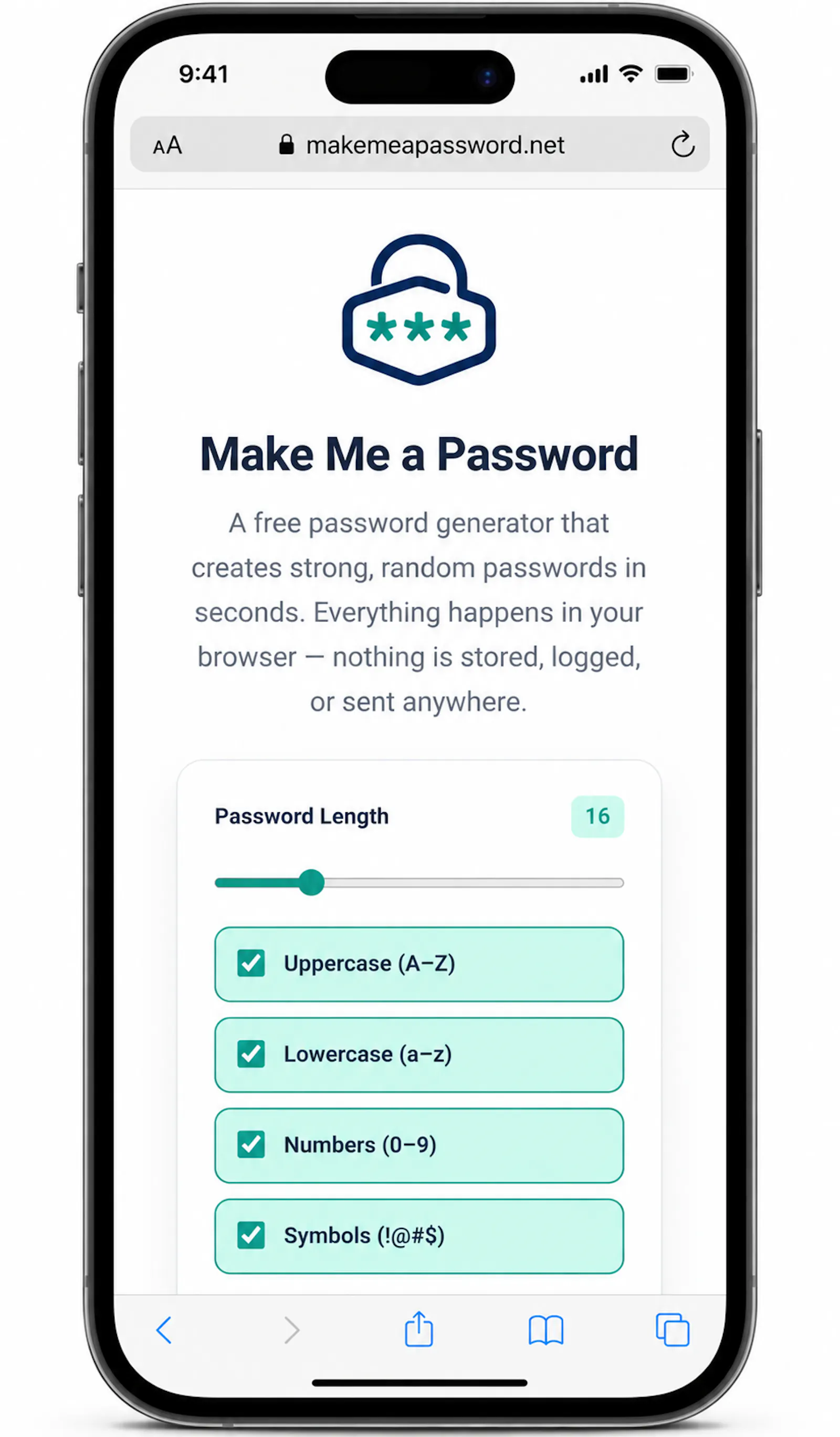 Make Me a Password screenshot 3