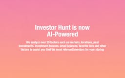 Investor Hunt 2.0 media 2