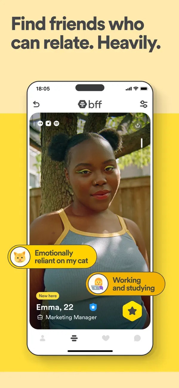 Bumble für Freunde media 4