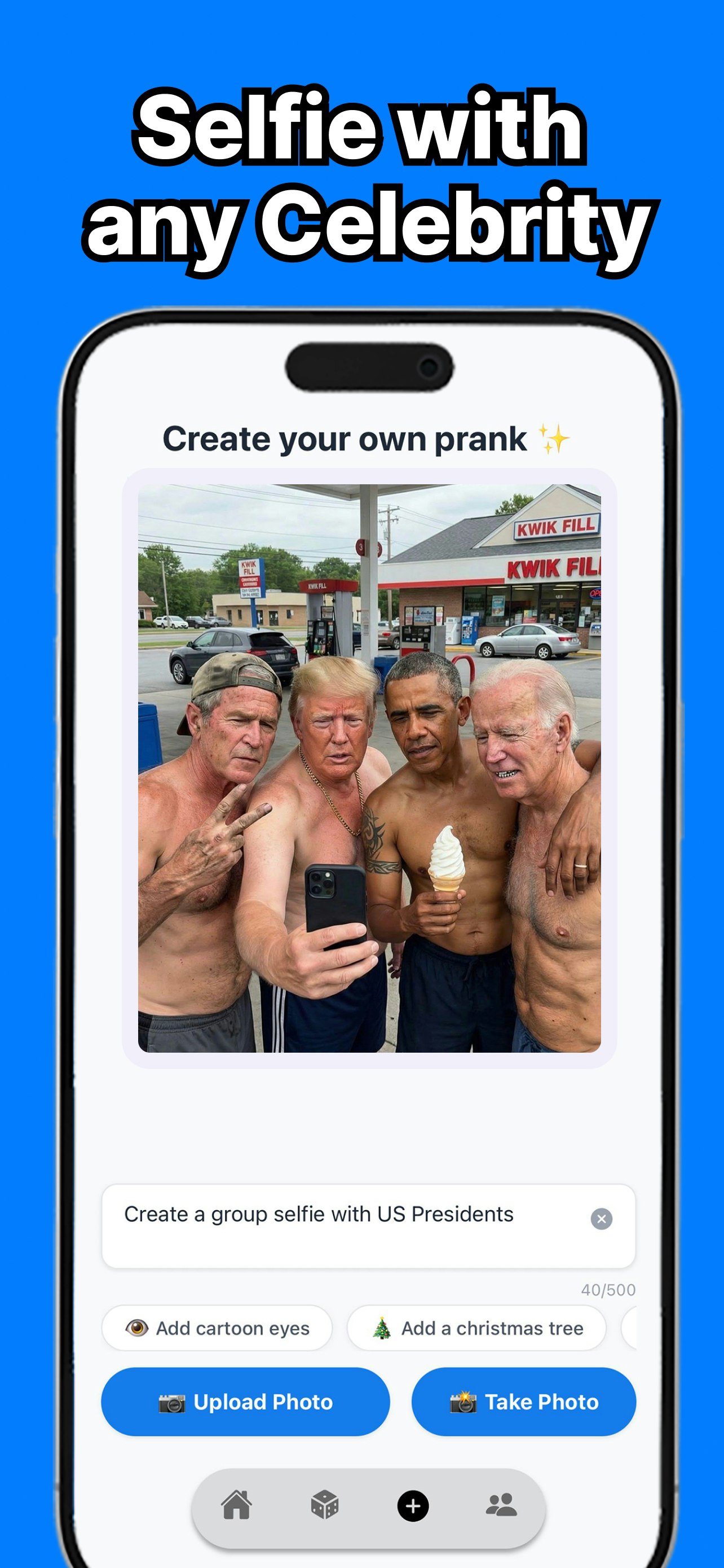 OMG AI - Photo Prank Generator - Screenshot 5 showing product features and functionality