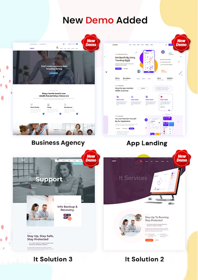 App Landing Page WordPress Theme screenshot 3