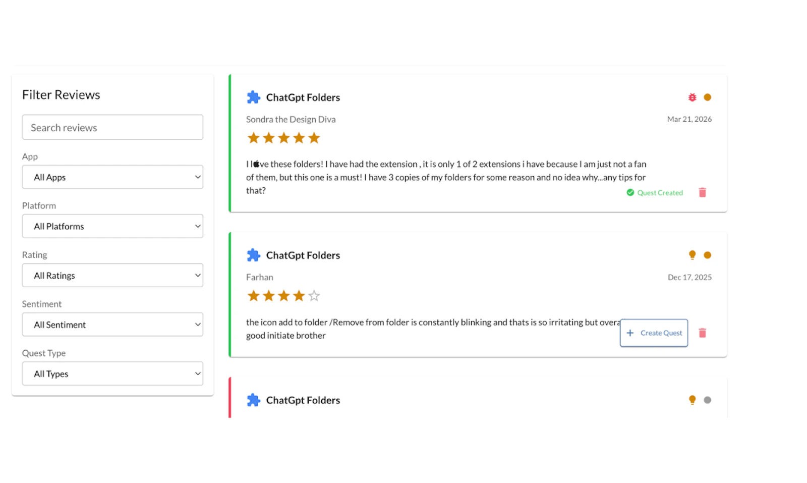 ReviewQuest screenshot 4