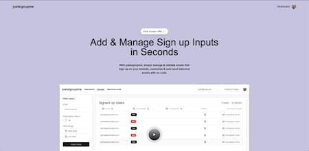 justsignup.me gallery image