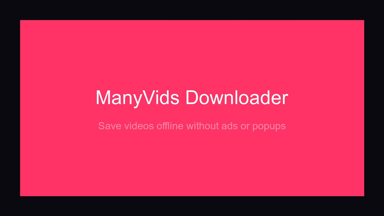 ManyVids Video Downloader gallery image