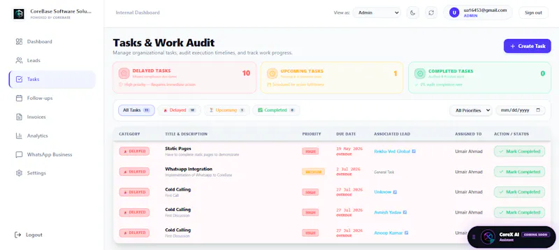CoreBase - Business Operating System screenshot 4