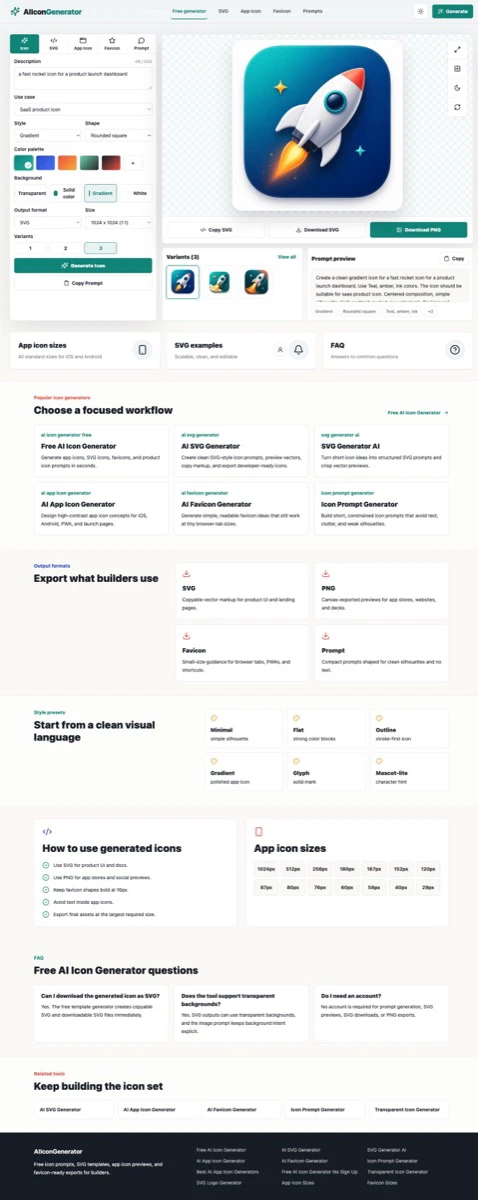 AI Icon Generator 截图 3