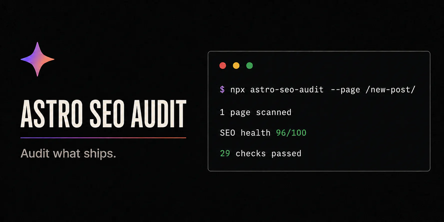 Astro SEO Audit gallery image