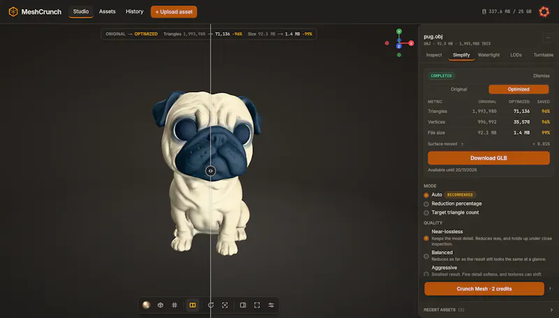 MeshCrunch screenshot 2