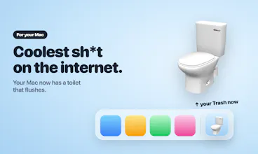 MacToilet β Your Mac's toilet gallery image