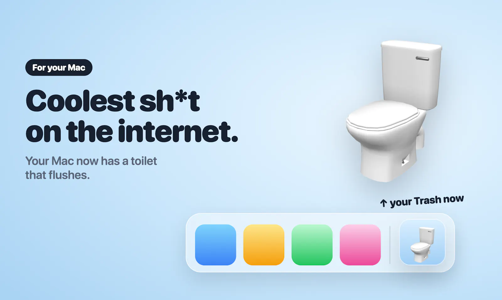 MacToilet — Your Mac's toilet screenshot 2