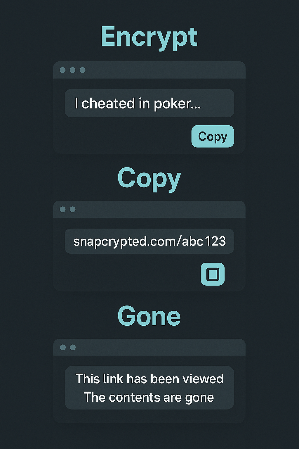 Snapcrypted - Garantire note private e messaggi autodistruggenti media 1