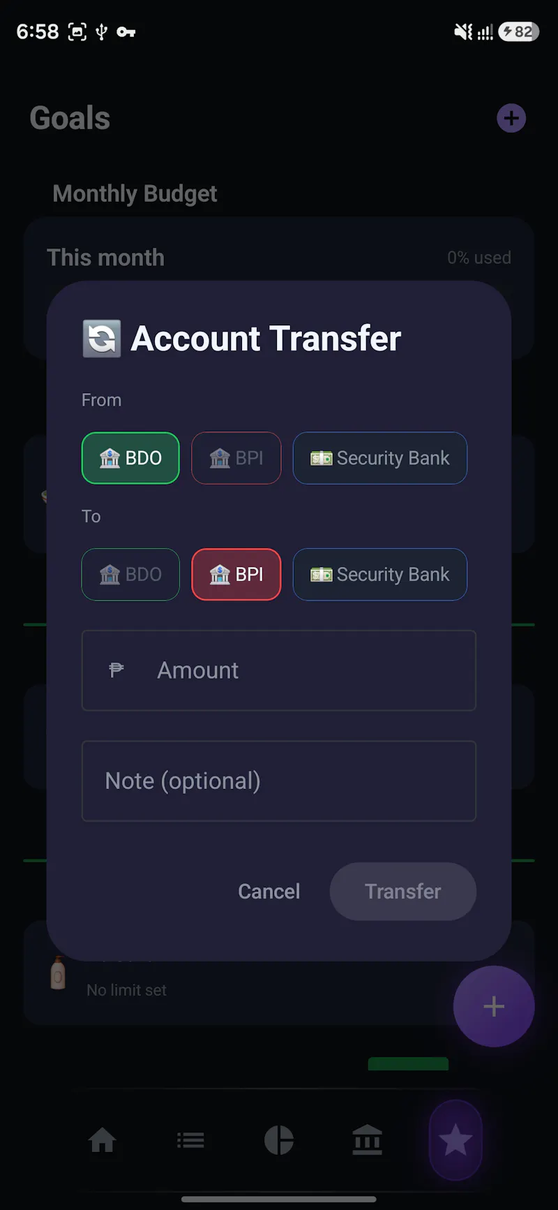 BudgetRaker screenshot 1