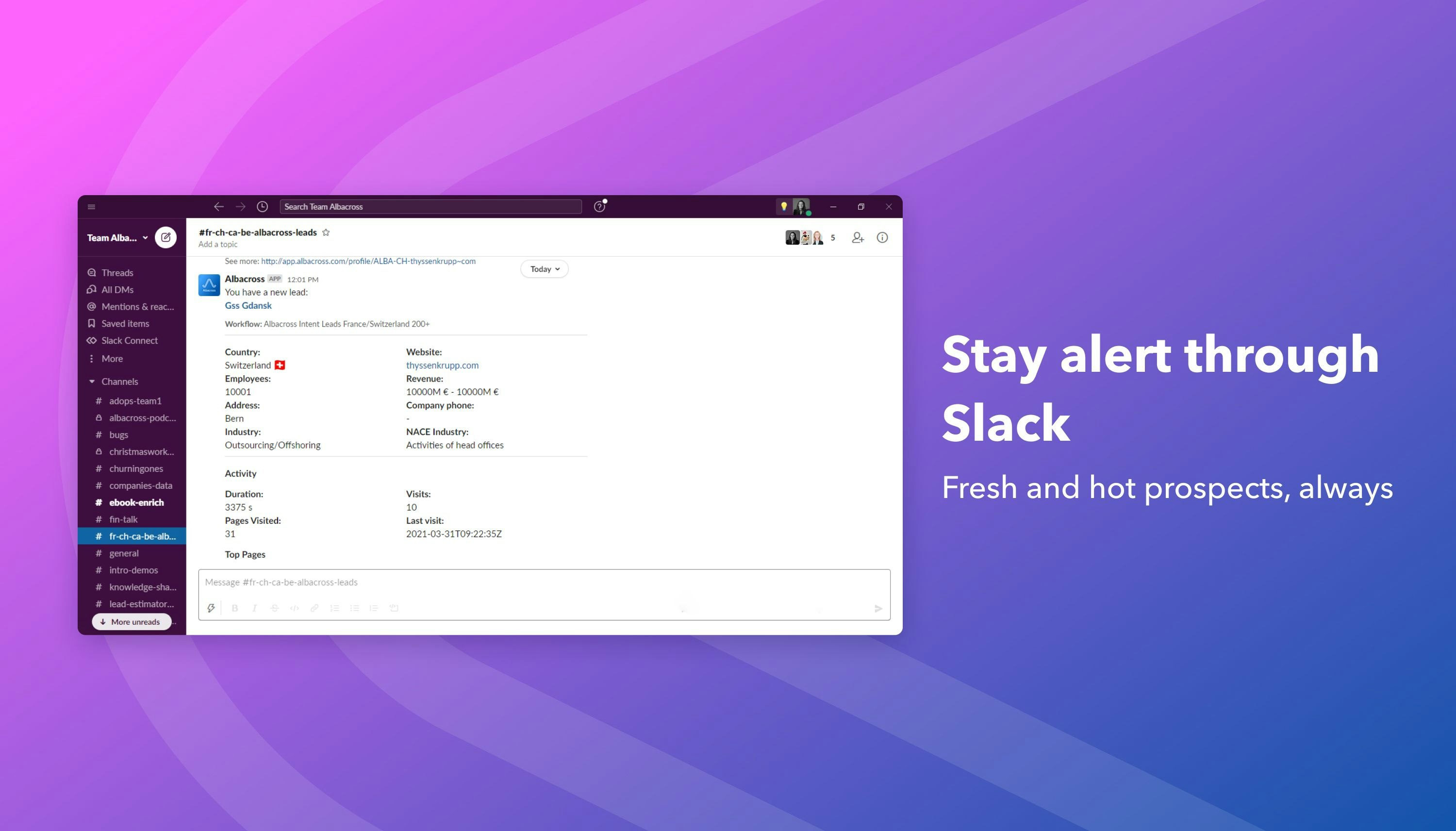 Albacross Free gallery image
