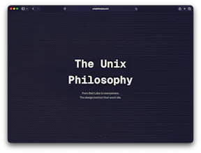 The Unix Philosophy gallery image