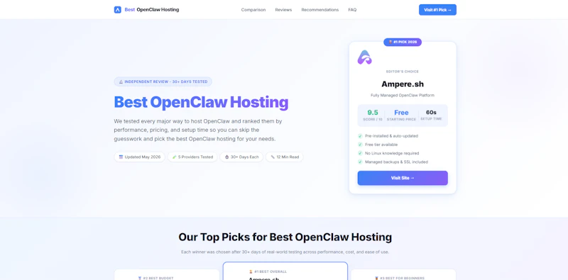 Best Openclaw Hosting screenshot 1