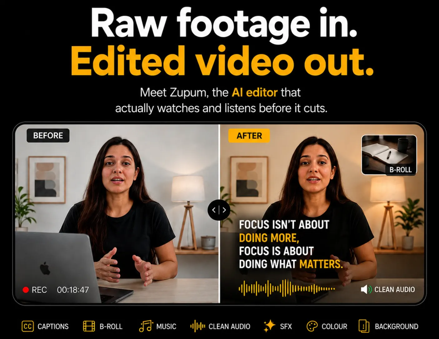 Zupum - AI Video Editor gallery image