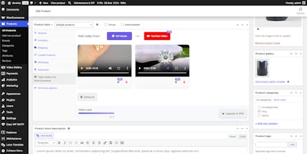 Video Gallery for WooCommerce gallery image