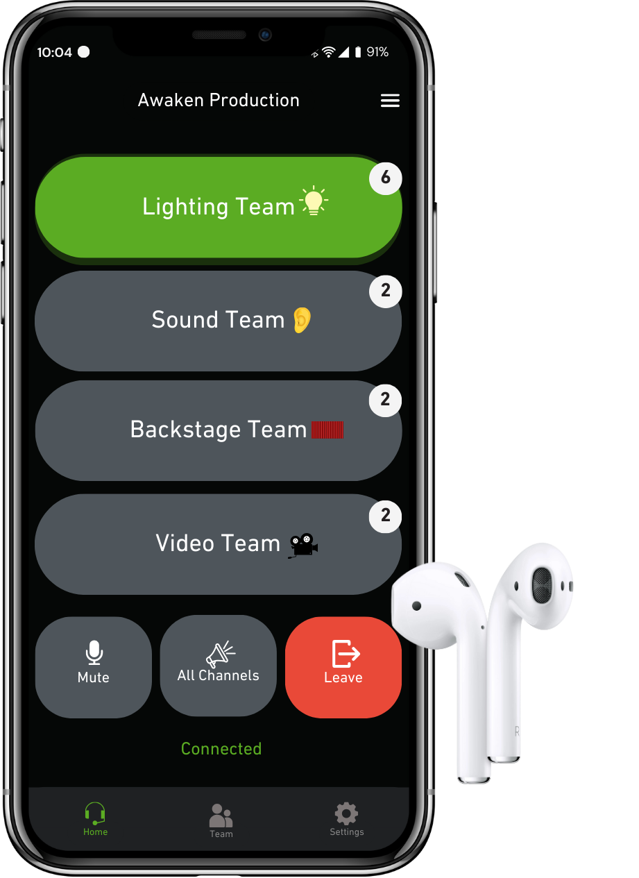 De headset -app - Coach headset -systeem media 3
