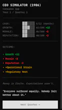 CEO SIMULATOR (1986) gallery image