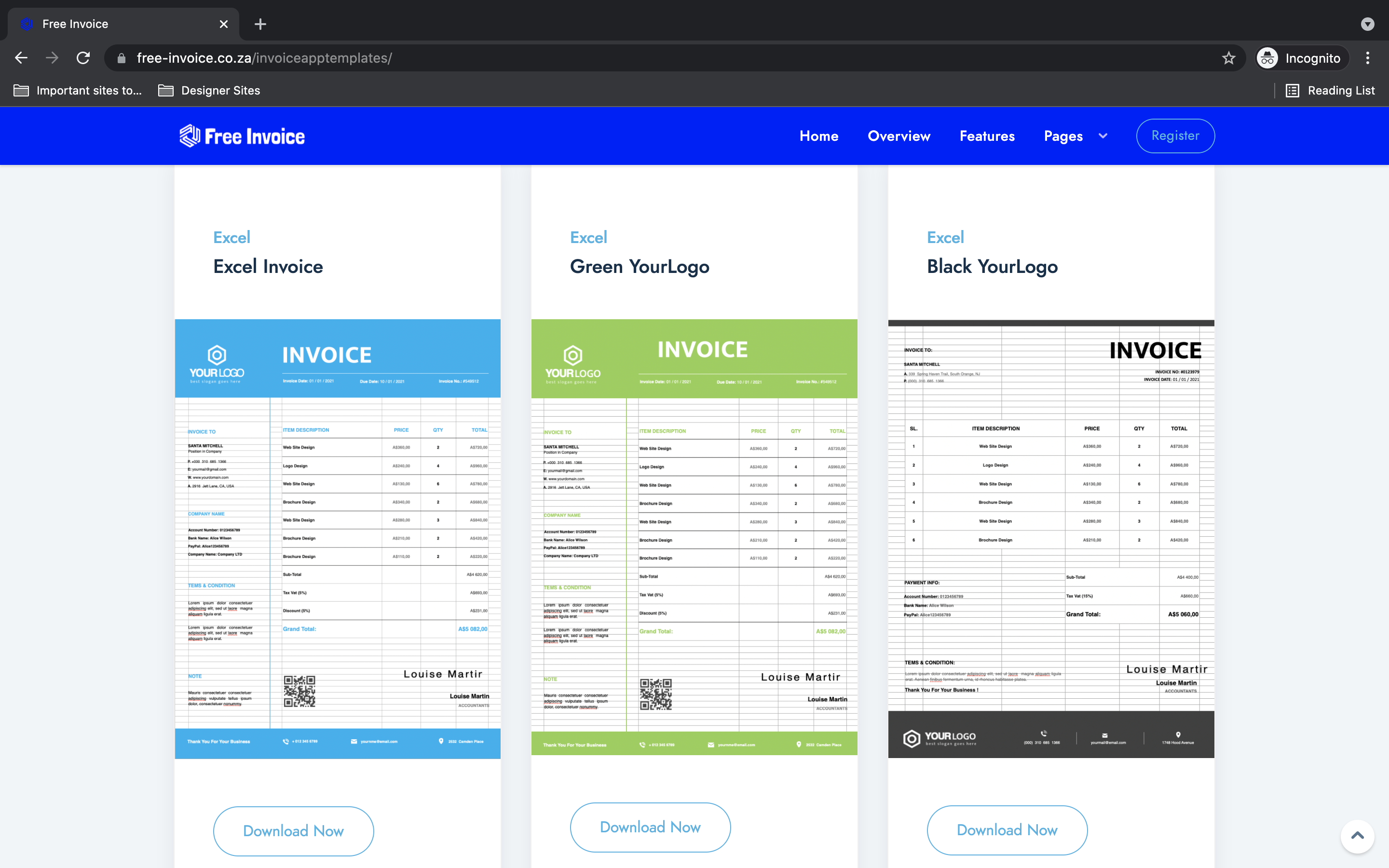 Free Invoice gallery image