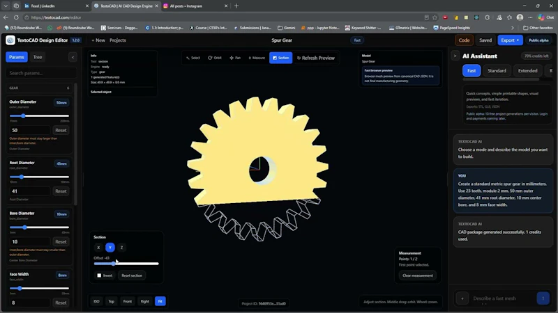 TextoCAD screenshot 1 (video preview)