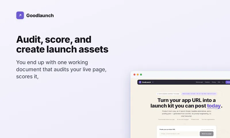 GoodLaunch screenshot 1