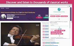 Classical Music Only: Chrome Extension media 3