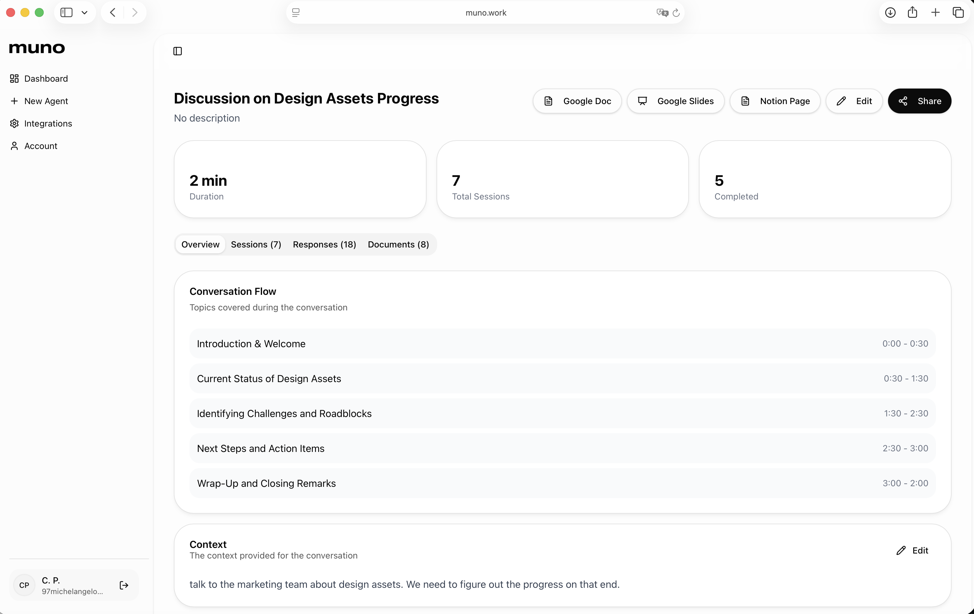 muno - Screenshot 3 showing product features and functionality