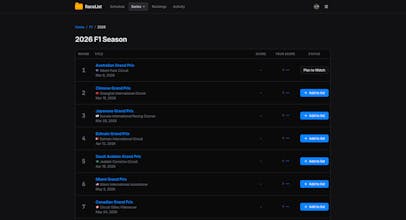 RaceList gallery image