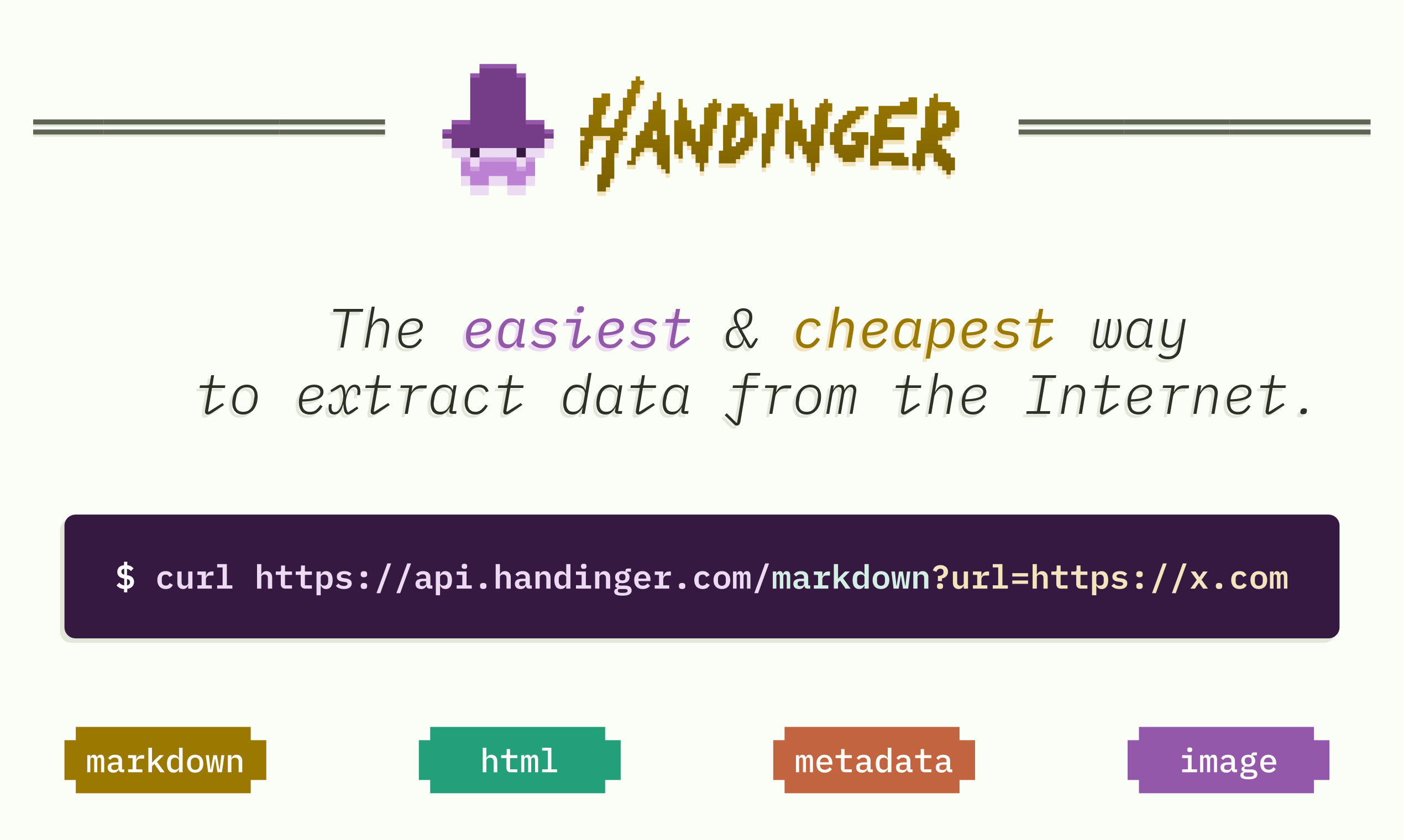 startuptile Handinger-Extract data from the internet