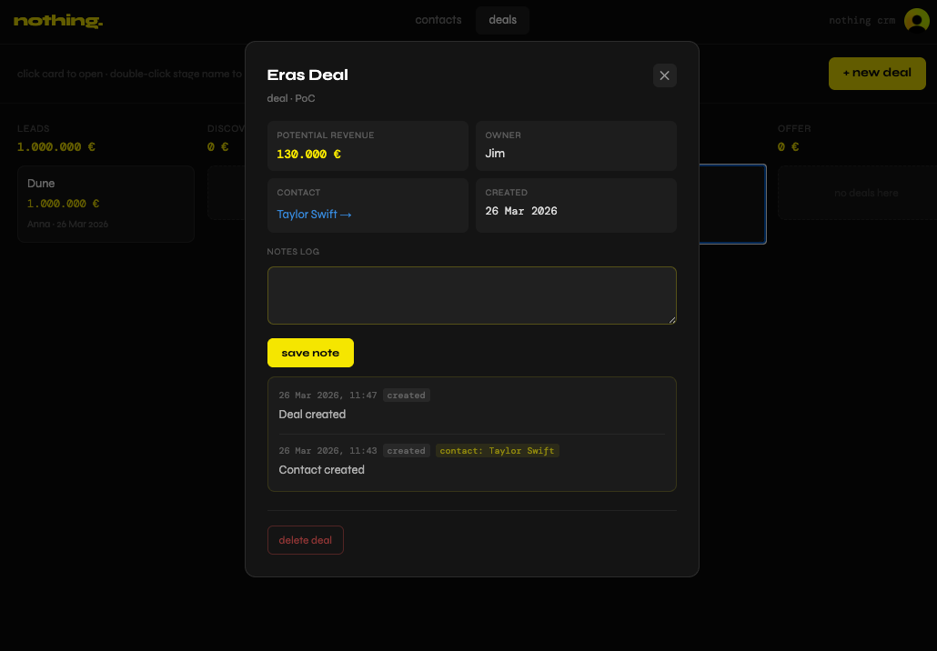 Nothing CRM gallery image