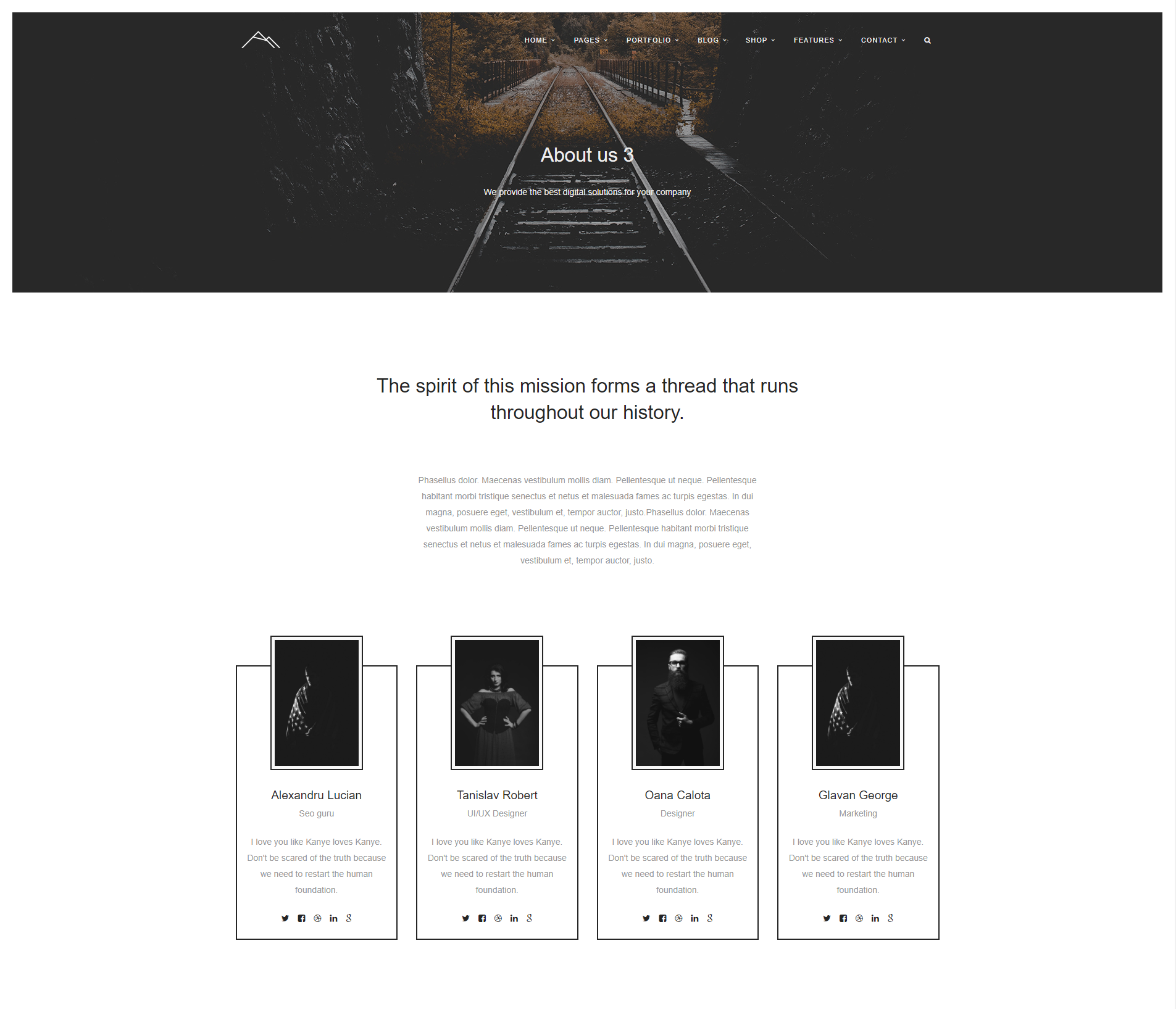 Boolean-Creative Bootstrap Template gallery image