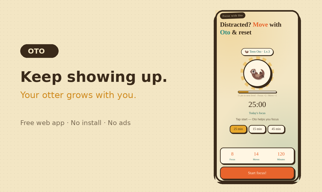 Oto · Focus & Refresh gallery image