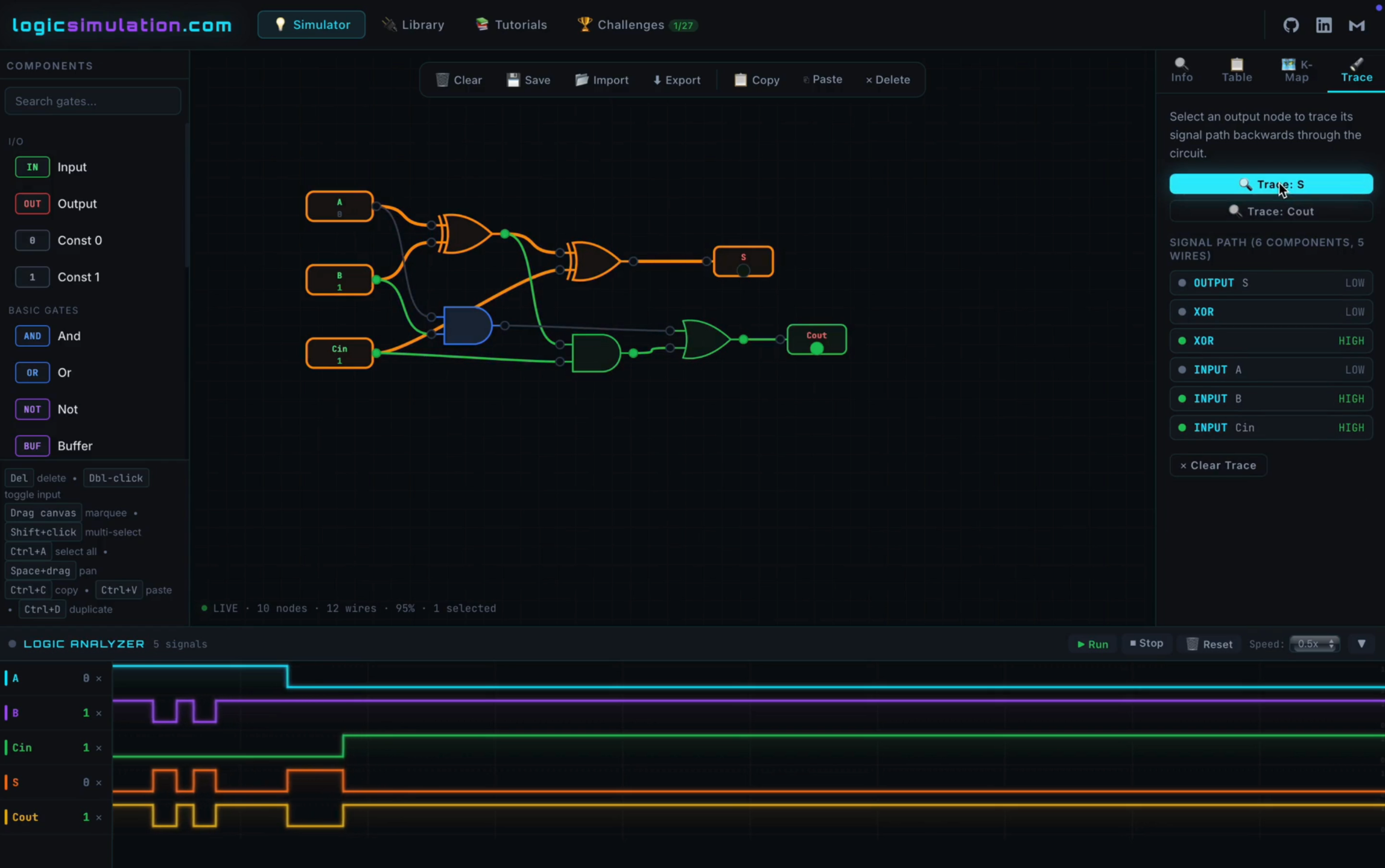 Logic Gate & Circuit Simulator gallery image