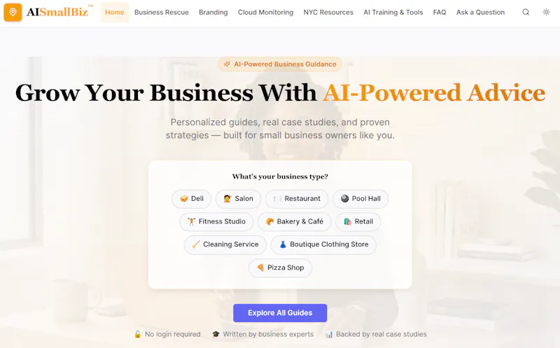 Free teaching of AI etc for SMB's screenshot 1