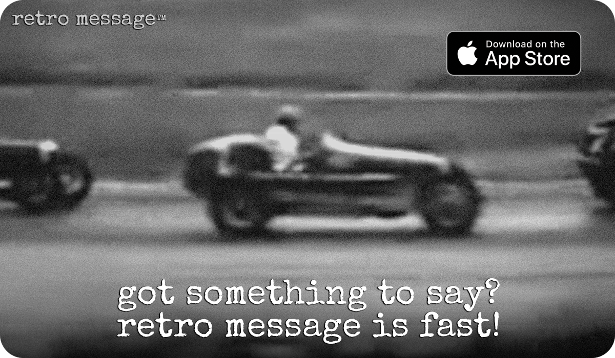 retro message gallery image