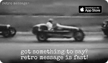 retro message gallery image