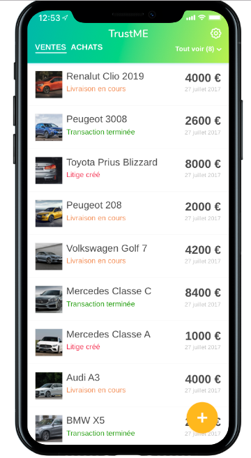 Blockchain for ads site : TrustME . gallery image