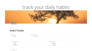Notion Habit Tracker gallery image