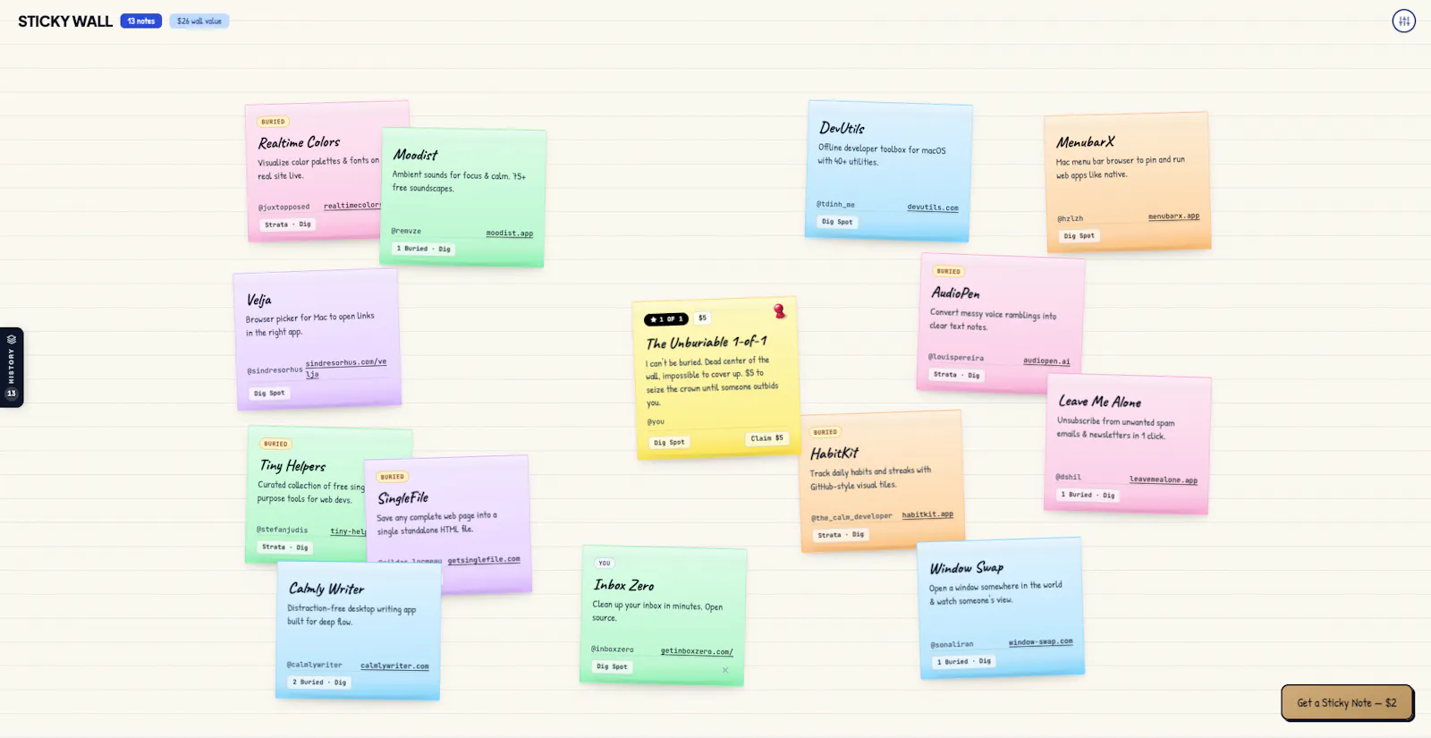 Sticky Wall screenshot 1