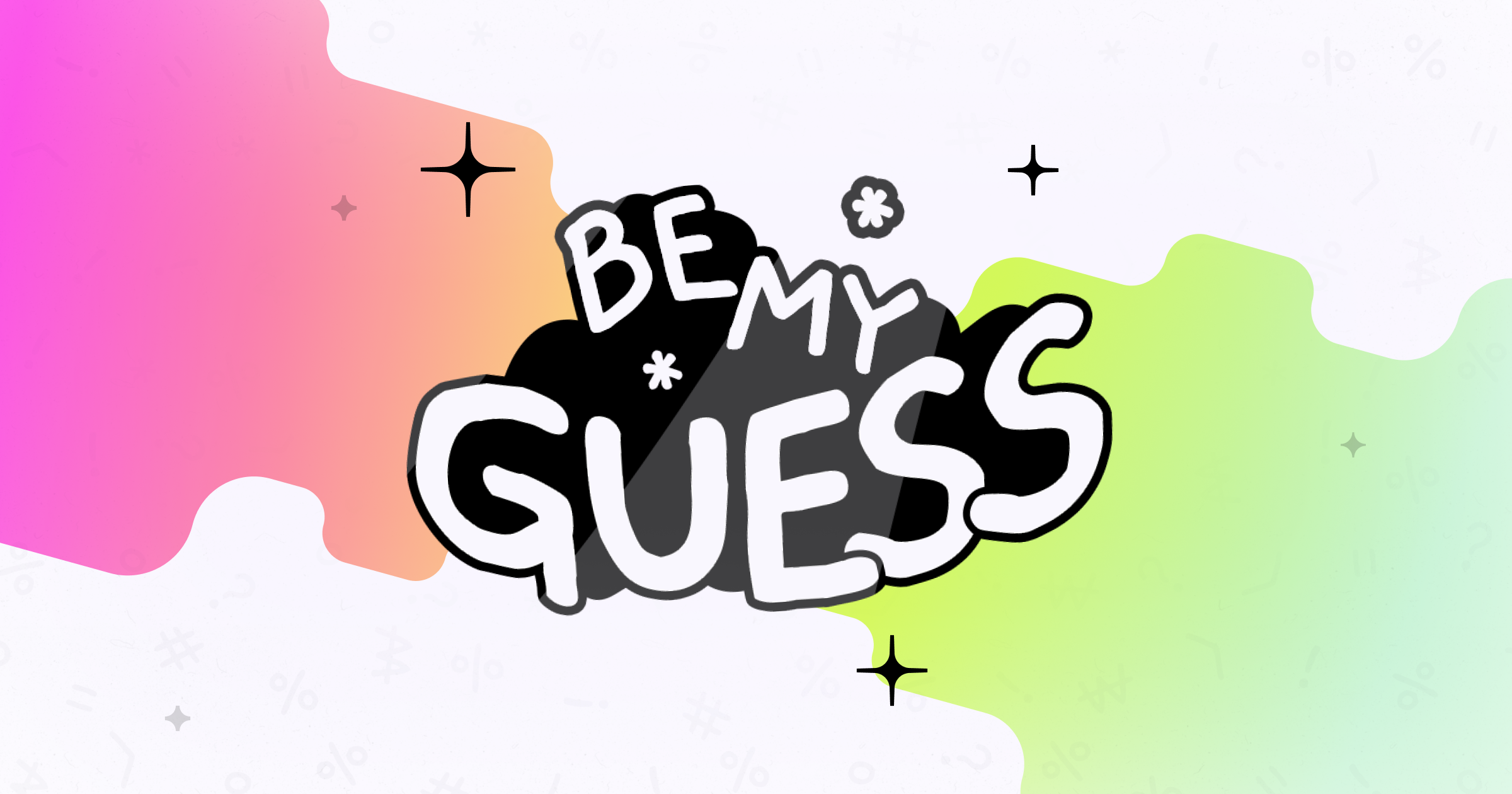 Be My Guess Standup ... logo