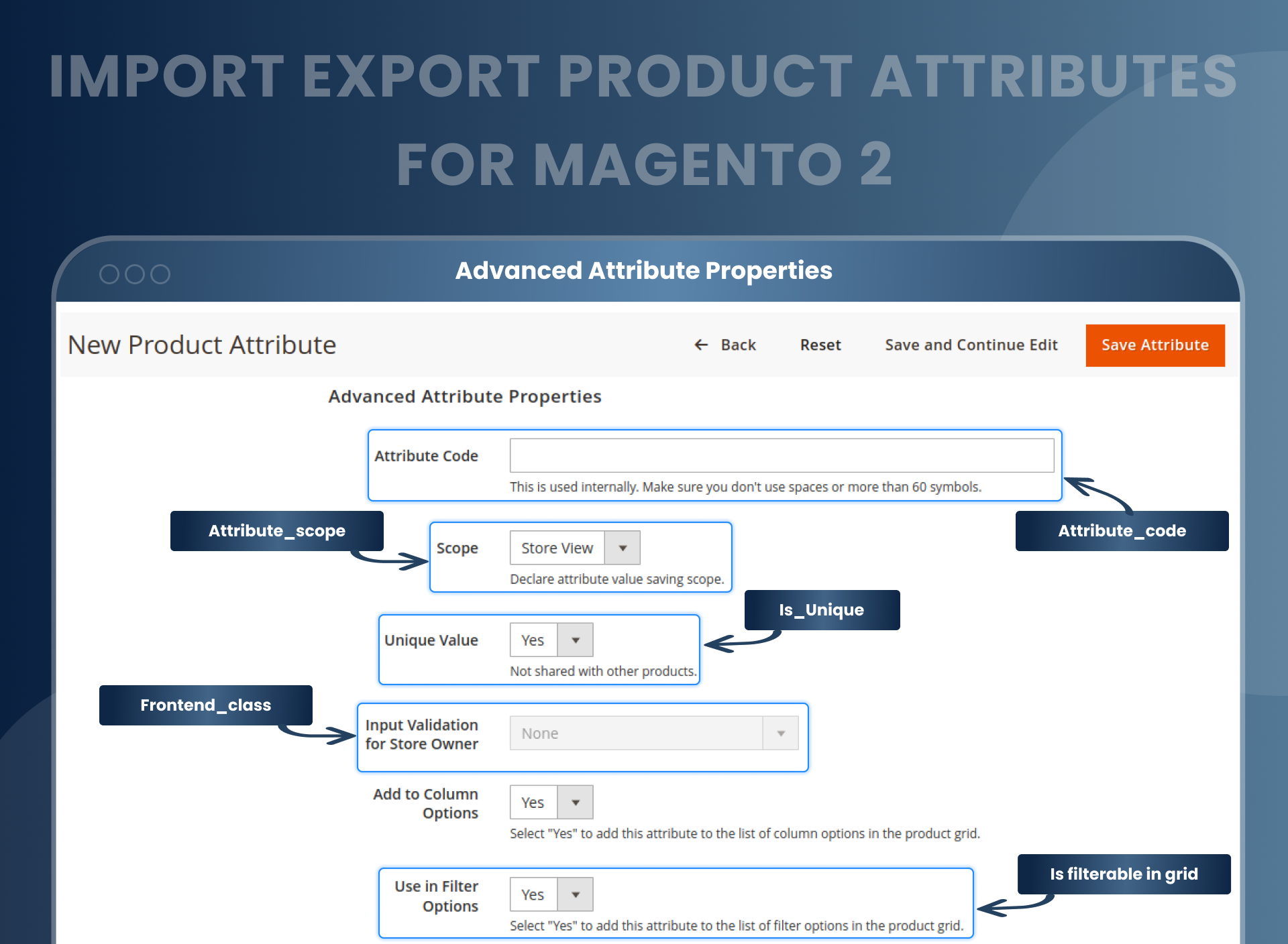 Import Export Product Attributes media 3