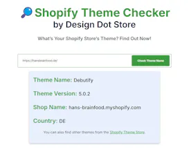 Shopify Store Theme checker gallery image