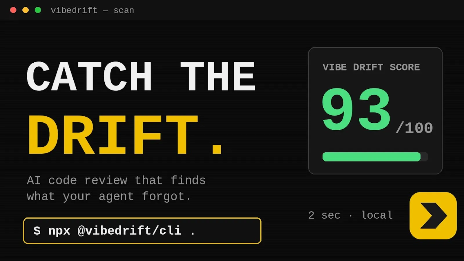 VibeDrift screenshot 1 (video preview)
