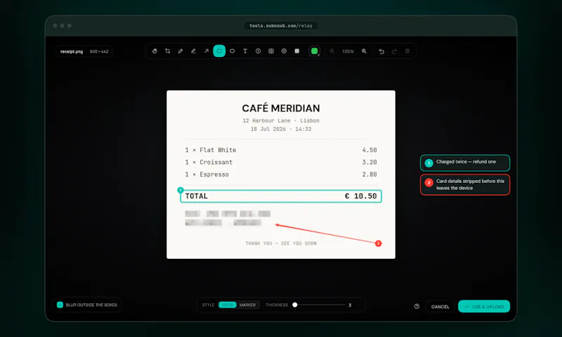 Markup Relay screenshot 3