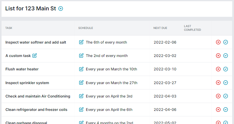 Home Maint List gallery image