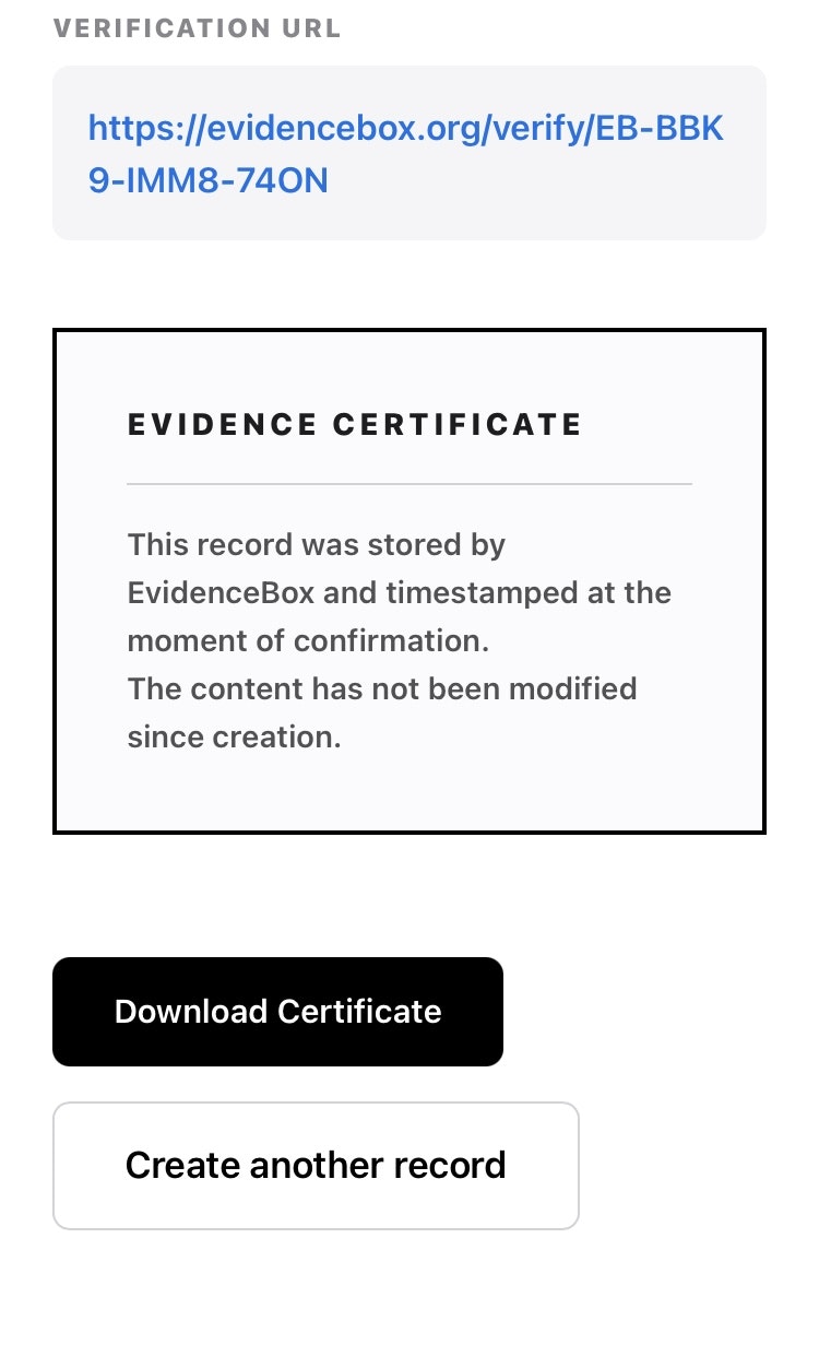 EvidenceBox gallery image